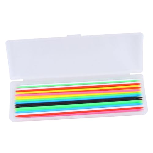 Beaupretty 1 Schachtel Farbenfrohe Lernspielzeug Stäbe für Teile mit Aufbewahrungsbox Interaktives Familienbrettspiel Mathematik und Problemlösungsfähigkeiten für Reisen und Partys von Beaupretty