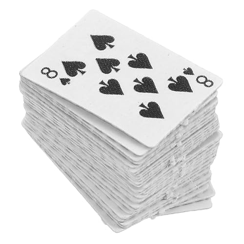 Beaupretty 1 Schachtel Maßstab Mini Deck of Play Cards Papier Karten Puppenhaus Zubehör Sammler Detailgetreue Mini Karten für Spiele und Dekoration Beaupretty 1 Schachtel Maßstab Mini Deck of Play Cards Papier Karten Puppenhaus Zubehör Sammler Detailgetreue Mini Karten für Spiele und Dekoration von Beaupretty