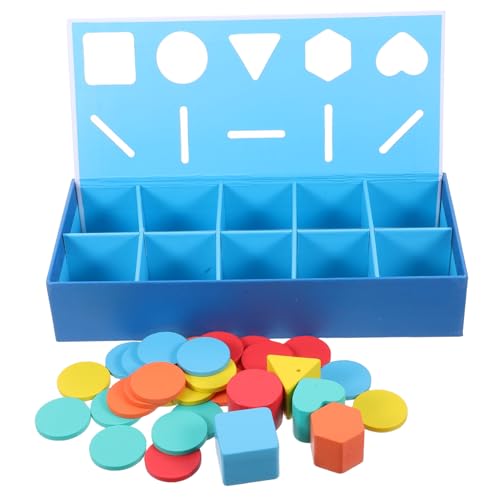Beaupretty 1 Schachtel Montessori Holz Farben Formen Sortierspielzeug aus Natürlichem Holz Sensorisches Lernspiel für Vorschulkinder Fördert Feinmotorik Farberkennung Logisches Denken Beaupretty 1 Schachtel Montessori Holz Farben Formen Sortierspielzeug aus Natürlichem Holz Sensorisches Lernspiel für Vorschulkinder Fördert Feinmotorik Farberkennung Logisches Denken von Beaupretty