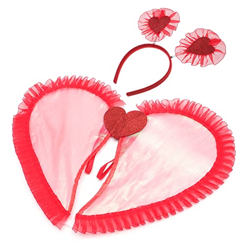 Beaupretty 1 Set Flügel Kostüm Herz Flügel Mädchen Engel Kostüme Für Mädchen Cosplay Engel Kostüm Zubehör Feenflügel Flügel Requisite Partyzubehör Party Flügel Rot Stoff Beaupretty 1 Set Flügel Kostüm Herz Flügel Mädchen Engel Kostüme Für Mädchen Cosplay Engel Kostüm Zubehör Feenflügel Flügel Requisite Partyzubehör Party Flügel Rot Stoff von Beaupretty