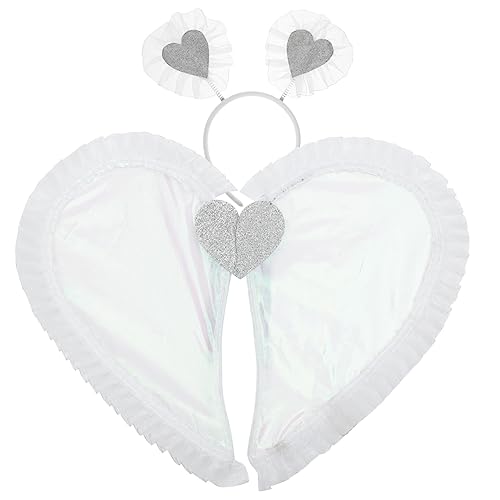 Beaupretty 1 Set Foto Prop Requisiten Cosplay Flügel Zubehör Kostüm Mädchen Engel Fee Stirnband von Beaupretty
