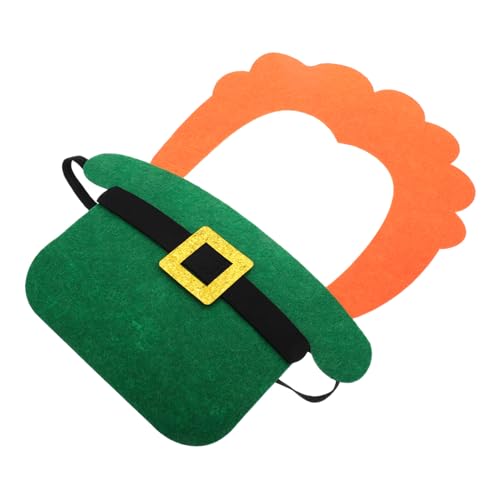 Beaupretty 1 Set Lustige Aufkleber Für Falsche Schnurrbärte Mit Langem Bart Falscher Bart Partyzubehör Zum St Patricks Day Kostümbart Schnurrbart Zum St Patricks Day Zaubererbart von Beaupretty