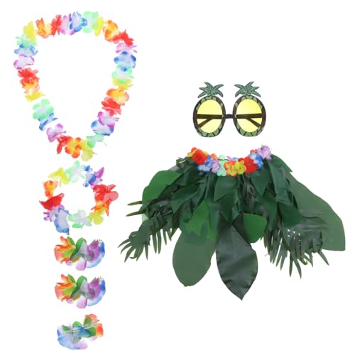 Beaupretty 1 Set Simulierter Klingenrockanzug Party Damen Graskostüm Für Accessoires Bekleidung Luau Girlande Simulation Strohrock Tanzrock Gastgeschenke Zubehör Dekoratives Girlandentuch von Beaupretty