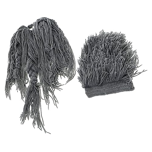 Beaupretty 1 Stück Bärtige Beanie Maskerade Requisite Neuheitshut Lustiger Kunsthaarhut Cosplay Mütze Gestrickte Kunsthaar Simulationsbartperücke Für Männer Barbaren Anzieh Schnurrbart von Beaupretty