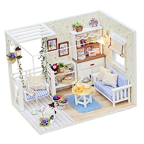 Beaupretty 1 Stück DIY Miniaturhaus Bausatz für Kreatives Holzmodell zum Zusammenbauen für Familienaktivitäten Sicheres und Elegantes für Fantasievolles Rollenspiel und Dekoration Beaupretty 1 Stück DIY Miniaturhaus Bausatz für Kreatives Holzmodell zum Zusammenbauen für Familienaktivitäten Sicheres und Elegantes für Fantasievolles Rollenspiel und Dekoration von Beaupretty