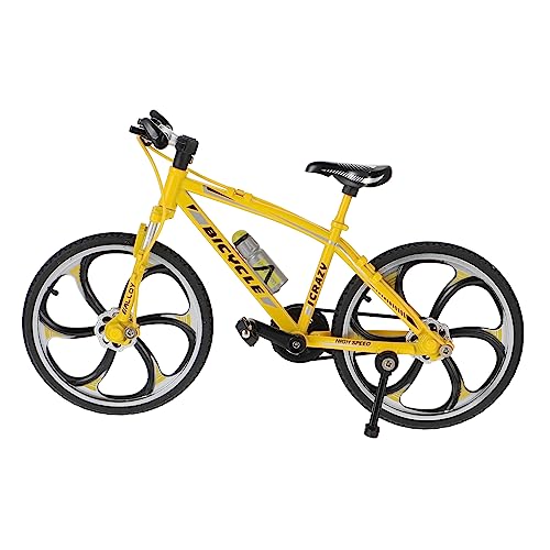 Beaupretty 1 Stück Finger Bike Handspielzeug Mini Finger Fahrrad für Fingerkoordination und Tricks für Geburtstagsfeiern Stressabbauendes Gelbschöne Verpackung von Beaupretty