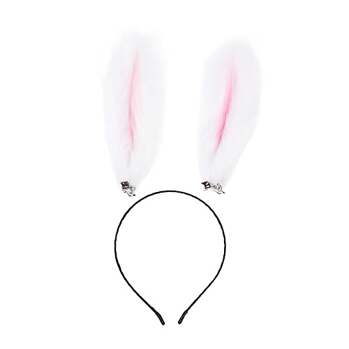 Beaupretty 1 Stück Hasenohren Haarband Plüsch Kopfschmuck für Kostüm und Themenpartys Robustes Design für Festivals und Feiern Niedliches Accessoire für Karneval und Halloween für Einsatz von Beaupretty