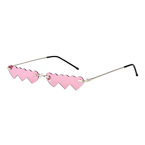 Beaupretty 1 Stück Kleine Rahmen Sonnenbrille Party Gläser Einteilige Sonnenbrille Street-shooting-sonnenbrille Langlebige Brille Elegante Sonnenbrille Rosa Kieselgel Zufällige Farbe von Beaupretty
