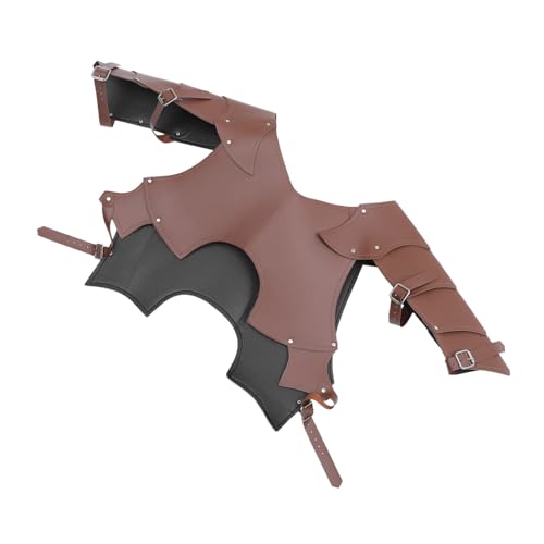 Beaupretty 1 Stück PU Schulterpanzer für Herren Mittelalterliches Cosplay Kostüm Verstellbar Langlebig für Larp Karneval Halloween Braune PU Schulterarmoren für Samurai Krieger Darstellungen Beaupretty 1 Stück PU Schulterpanzer für Herren Mittelalterliches Cosplay Kostüm Verstellbar Langlebig für Larp Karneval Halloween Braune PU Schulterarmoren für Samurai Krieger Darstellungen von Beaupretty