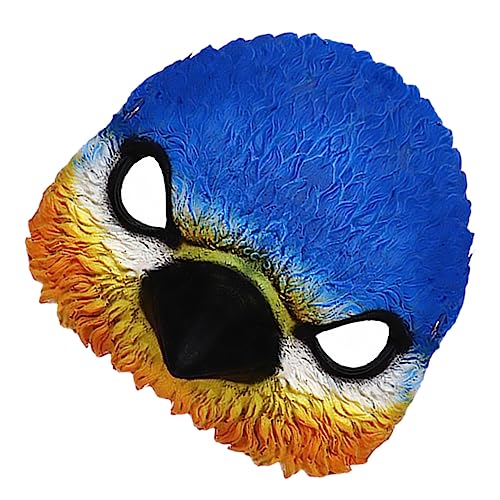 Beaupretty 1 Stück Vogelkopfmaske Erwachsene karneval verkleiden zubehör Karneval Vogelkopfbedeckung halloween masken halloweenmaske Party-Kopfschmuck tierische Maske PU-Schaum Blue von Beaupretty