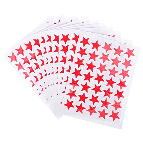Beaupretty 10 Blatt Sternenaufkleber für Selbstklebende Belohnungsticker Rot für Motivation und Belohnung zu Hause Kindergarten Beaupretty 10 Blatt Sternenaufkleber für Selbstklebende Belohnungsticker Rot für Motivation und Belohnung zu Hause Kindergarten von Beaupretty