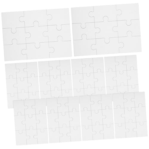 Beaupretty 10 Blatt Teiliges Blanko DIY Malpuzzle aus Stabilem Material Leere Puzzleteile für Kreative Fördert Konzentration und Fantasie als Bastel Geschenkidee Beaupretty 10 Blatt Teiliges Blanko DIY Malpuzzle aus Stabilem Material Leere Puzzleteile für Kreative Fördert Konzentration und Fantasie als Bastel Geschenkidee von Beaupretty