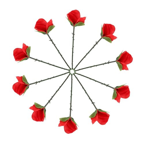 Beaupretty 10 Stück Faltbare Zauberrosen Magische Künstliche Requisiten für Auftritte und Straßenauftritte Einfache Anwendung für Bar Party und Halloween Shows Beaupretty 10 Stück Faltbare Zauberrosen Magische Künstliche Requisiten für Auftritte und Straßenauftritte Einfache Anwendung für Bar Party und Halloween Shows von Beaupretty