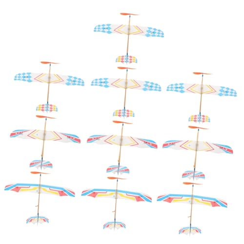 Beaupretty 10 Stück Gummiantriebs Flugzeugmodell Spielzeuge für Zufälliger Stil für Kreatives und Praktische Fähigkeiten Fördert Fantasie und Motorik Beaupretty 10 Stück Gummiantriebs Flugzeugmodell Spielzeuge für Zufälliger Stil für Kreatives und Praktische Fähigkeiten Fördert Fantasie und Motorik von Beaupretty