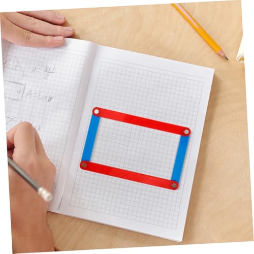 Beaupretty 10 Stück Magnetische Bausteine Teiliges mit Verschiedenen Längen für Lernspielzeug Räumlichem Mathematischem Verständnis und Feinmotorik Buntes Kreatives Puzzle für Zuhause Schule von Beaupretty