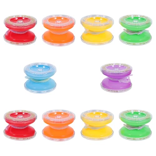 Beaupretty 10 Stück Mini Cartoon Yoyo Lernspielzeug für Tragbar aus Material für Partys und Outdoor Spiele Geeignet für Anfänger und Spaß für Freunde von Beaupretty
