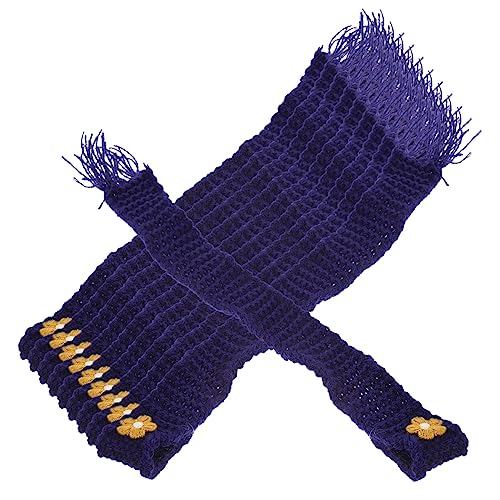 Beaupretty 10 Stück Mini Dekorative Schals für Puppen Anpassbare Knuffige Strickschals für Bastelprojekte und DIY Dekorationen für Flaschen Süßigkeiten und Mehr von Beaupretty
