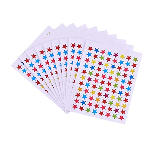 Beaupretty 10 Stück Mini Stern Aufkleber Bunte Belohnungssticker für Lehrerbedarf Selbstklebende Etiketten für Kindergarten und DIY Projekte für Anreize und Erfolgstracking Beaupretty 10 Stück Mini Stern Aufkleber Bunte Belohnungssticker für Lehrerbedarf Selbstklebende Etiketten für Kindergarten und DIY Projekte für Anreize und Erfolgstracking von Beaupretty