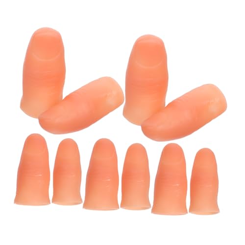 Beaupretty 10 Stück Realistische Finger Props aus Kunststoff mit Künstlichen Nägeln Flexibel und Langlebig für Zaubertricks Bühnenauftritte und Partyspaß Normaler und Großer Beaupretty 10 Stück Realistische Finger Props aus Kunststoff mit Künstlichen Nägeln Flexibel und Langlebig für Zaubertricks Bühnenauftritte und Partyspaß Normaler und Großer von Beaupretty