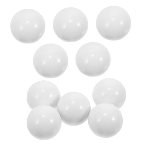 Beaupretty 10 Stück Roulettekugeln Weiß Acryl Ersatzkugeln für Roulette Tischspiel Zubehör für Bar Party und Mehrspieler Event mit Gleitfähiger Oberfläche und Präziser Passform von Beaupretty