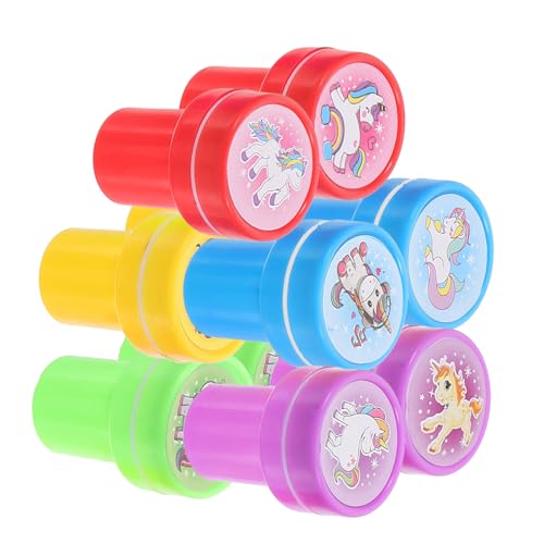 Beaupretty 10 Stück Teiliges Einhorn Stempelset für Niedliche DIY Stempel mit Einhorn Motiven für Kreative Bastelprojekte und Geburtstagsgeschenke für Mädchen und Schulbelohnungen Beaupretty 10 Stück Teiliges Einhorn Stempelset für Niedliche DIY Stempel mit Einhorn Motiven für Kreative Bastelprojekte und Geburtstagsgeschenke für Mädchen und Schulbelohnungen von Beaupretty