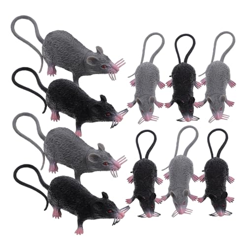 Beaupretty 10 Stück Teiliges Halloween Ratten Realistische Mäuse Modell Gruselige Streiche Requisiten Lebensechte Kleine Ratten Dekoration für Party und Spukhaus Wiederverwendbar und Beaupretty 10 Stück Teiliges Halloween Ratten Realistische Mäuse Modell Gruselige Streiche Requisiten Lebensechte Kleine Ratten Dekoration für Party und Spukhaus Wiederverwendbar und von Beaupretty