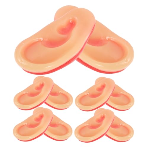 Beaupretty 10 Stück Teiliges Halloween Streich Ohren Realistische Fake Ohren Requisiten für Kostümpartys Karneval und April von Beaupretty