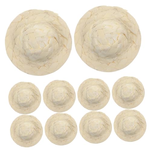 Beaupretty 10 Stück Teiliges Handgefertigter Mini Strohhüte Kleine Dekorative Hüte für Mini Puppen DIY Bastelzubehör Rustikale Miniatur Hüte für Puppenhaus und Flaschendekoration Beaupretty 10 Stück Teiliges Handgefertigter Mini Strohhüte Kleine Dekorative Hüte für Mini Puppen DIY Bastelzubehör Rustikale Miniatur Hüte für Puppenhaus und Flaschendekoration von Beaupretty