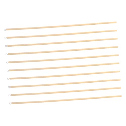 Beaupretty 10 Stück Teiliges Holz Puppenmanipulationsstäbe Präzisions Kontrollstäbe für Hand und Schattenspielpuppen Stabile Benutzerfreundliche Steuerungsstäbe für Detaillierte von Beaupretty