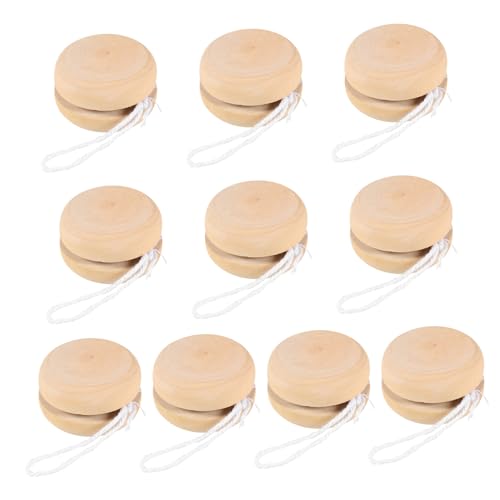 Beaupretty 10 Stück Teiliges Holz Responsive Ball Bemalen Kreatives Bastelspielzeug für DIY Malspaß Entspannend und Fördernd für Jungen und Mädchen Ab Jahren von Beaupretty