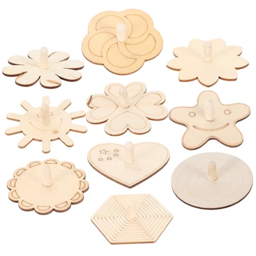 Beaupretty 10 Stück Teiliges Holzkreisel zum Bemalen Kreative DIY Gyroskop Spielzeuge aus Unbehandeltem Holz Vielseitige Formen für für Kindergarten und Geburtstags Mitgebsel Beaupretty 10 Stück Teiliges Holzkreisel zum Bemalen Kreative DIY Gyroskop Spielzeuge aus Unbehandeltem Holz Vielseitige Formen für für Kindergarten und Geburtstags Mitgebsel von Beaupretty