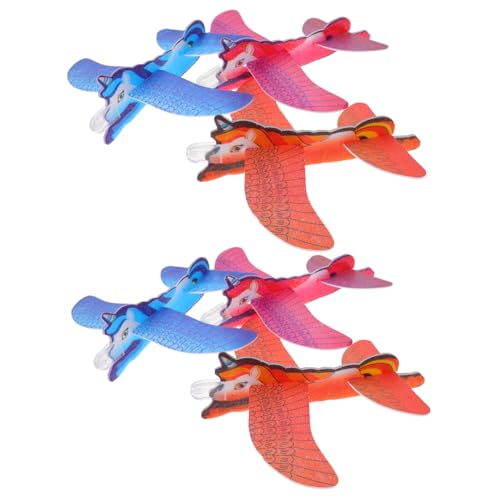 Beaupretty 10 Stück Teiliges Kinderspielzeug Schaumstoff Gleiter Flugzeug Leicht Einfach zu Montieren Stilvolles Design für Outdoor Spiel und Geburtstagsgeschenke von Beaupretty