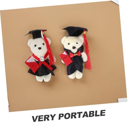 Beaupretty 10 Stück Teiliges Mini Abschlussbär Leichte DIY Bouquet Dekoration Praktische Miniatur Bären Puppen für Bachelor und Geschenkideen Beaupretty 10 Stück Teiliges Mini Abschlussbär Leichte DIY Bouquet Dekoration Praktische Miniatur Bären Puppen für Bachelor und Geschenkideen von Beaupretty