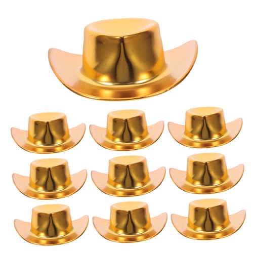 Beaupretty 10 Stück Teiliges Mini Cowboy Hüte mit Glitzernder Oberfläche Sichere Kunststoff Dekoration für Puppenhaus DIY Bastelprojekte Partyzubehör für Kleinkinder Beaupretty 10 Stück Teiliges Mini Cowboy Hüte mit Glitzernder Oberfläche Sichere Kunststoff Dekoration für Puppenhaus DIY Bastelprojekte Partyzubehör für Kleinkinder von Beaupretty