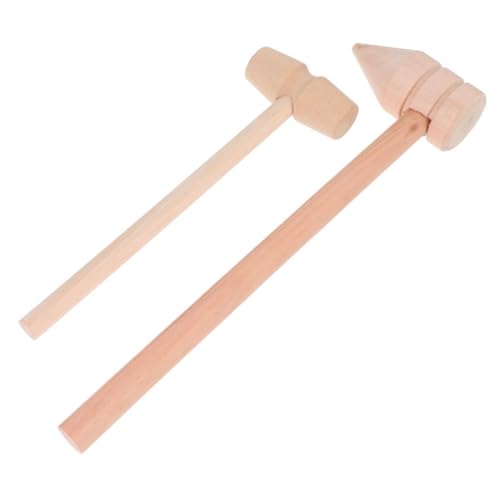 Beaupretty 10 Stück Teiliges Mini Holzhammer Hämmer Handliches Design Langlebiges Material Fördert Feinmotorik Hand Auge Koordination für Jungen und Mädchen von Beaupretty
