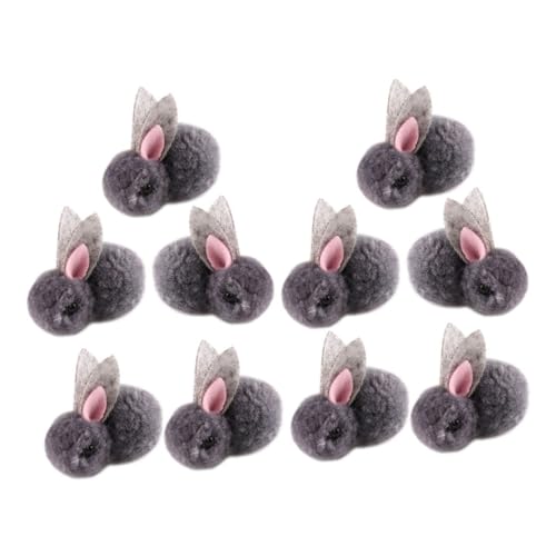 Beaupretty 10 Stück Teiliges Mini Plüschkaninchen Süße DIY Dekoration für Kleidung und Accessoires für Ostern Geburtstagsfeiern und Bastelprojekte von Beaupretty