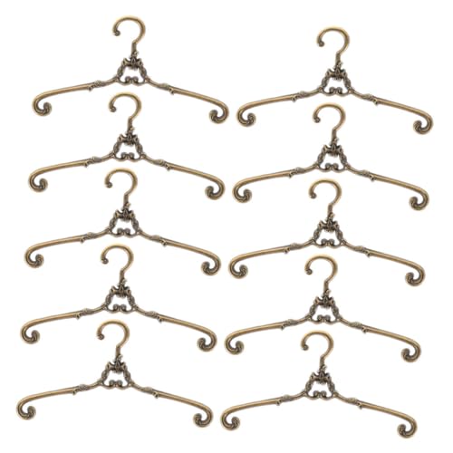 Beaupretty 10 Stück Teiliges Mini Puppen Kleiderbügel aus Langlebigem Metall Vintage Miniatur Kleiderständer für Puppenhaus Stabile Aufhängung für Puppenkleider Zubehör für Puppenschrank und Beaupretty 10 Stück Teiliges Mini Puppen Kleiderbügel aus Langlebigem Metall Vintage Miniatur Kleiderständer für Puppenhaus Stabile Aufhängung für Puppenkleider Zubehör für Puppenschrank und von Beaupretty