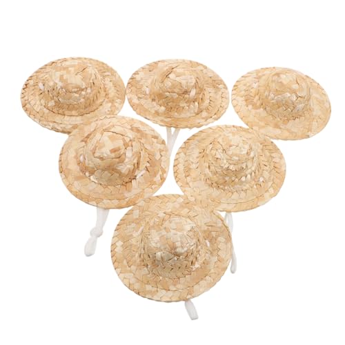 Beaupretty 10 Stück Teiliges Mini Strohhüte Handgewebt mit Kinnriemen Miniatur Mexikanische Fiesta Hüte für DIY Puppenhaus Dekoration Stabile Strapazierfähige Bambus Hüte für Puppen Beaupretty 10 Stück Teiliges Mini Strohhüte Handgewebt mit Kinnriemen Miniatur Mexikanische Fiesta Hüte für DIY Puppenhaus Dekoration Stabile Strapazierfähige Bambus Hüte für Puppen von Beaupretty