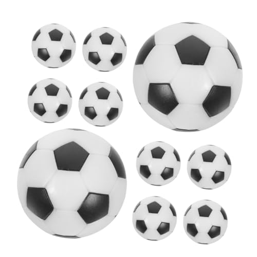 Beaupretty 10 Stück Teiliges Mini Tischkicker Bälle aus Robustem Kunststoff Glatte Oberfläche für Verbessertes Ballgefühl Ersatzbälle für Foosball Tischspiele als Partygeschenk und von Beaupretty