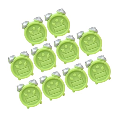 Beaupretty 10Stücke Miniatur Puppen Alarm Uhren Kleiner Wecker Modell Puppenhaus Dekoration für Miniatur Häuser Vintage Keramik Uhr Spielzeug Kleine Uhr Ornamente für Puppenzubehör von Beaupretty
