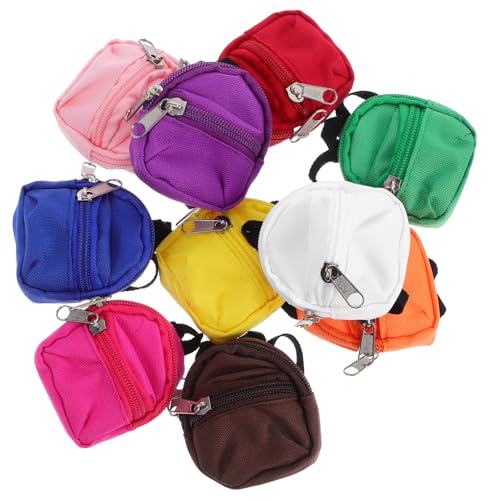 Beaupretty 10 Stück Teiliges Miniatur Puppen Rucksack aus Strapazierfähigen Materialien mit Funktionalem Reißverschluss für Kreatives Rollenspiel Geeignet für Puppen Motorik Beaupretty 10 Stück Teiliges Miniatur Puppen Rucksack aus Strapazierfähigen Materialien mit Funktionalem Reißverschluss für Kreatives Rollenspiel Geeignet für Puppen Motorik von Beaupretty