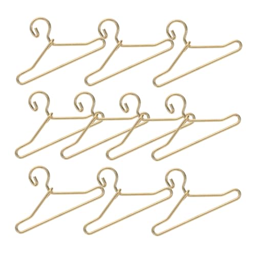 Beaupretty 10 Stück Teiliges Miniatur Puppenkleiderbügel aus Stabilem Metall Goldfarbene Mini Kleiderbügel für Puppenschrank und Puppenhaus Sicher Langlebig für Vielfältige Beaupretty 10 Stück Teiliges Miniatur Puppenkleiderbügel aus Stabilem Metall Goldfarbene Mini Kleiderbügel für Puppenschrank und Puppenhaus Sicher Langlebig für Vielfältige von Beaupretty
