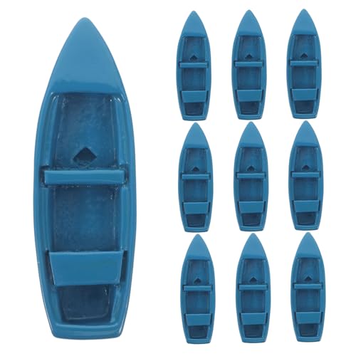 Beaupretty 10 Stück Teiliges Miniatur Yachtmodell aus Robustem Resin Realistische Detailgestaltung für Sandkasten und Mikrolandschaftsdeko Nautisches Küstenthema Tischdekoration für Partys von Beaupretty