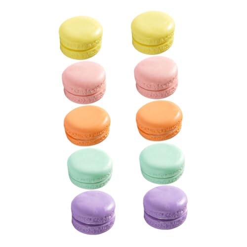 Beaupretty 10 Stück Teiliges Realistische Künstliche Macaron Modelle Bunte Deko Desserts Bruchsicher Leicht und Kompakt als Fotorequisite Schaufensterdekoration und Wohnaccessoire von Beaupretty