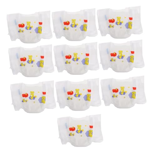 Beaupretty 10 Stück Teiliges Realistische Mini-Windeln für Puppen Wiederverwendbare Puppenwindeln Zubehör Kompakt und Leicht für Fantasievolles Rollenspiel und Kindgerechtes Beaupretty 10 Stück Teiliges Realistische Mini-Windeln für Puppen Wiederverwendbare Puppenwindeln Zubehör Kompakt und Leicht für Fantasievolles Rollenspiel und Kindgerechtes von Beaupretty