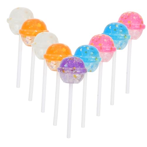 Beaupretty 10 Stück Teiliges Resin Lutscher Deko mit Glitzer Realistische Candy Foto Requisiten für Party Bunte Simulation Lollies für DIY Basteln und Szenendekoration Beaupretty 10 Stück Teiliges Resin Lutscher Deko mit Glitzer Realistische Candy Foto Requisiten für Party Bunte Simulation Lollies für DIY Basteln und Szenendekoration von Beaupretty