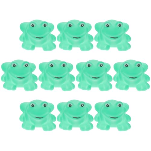 Beaupretty 10 Stück Teiliges Set Badespielzeug für Kleinkinder Quitschende Frosch Spielzeuge für Badewannenvergnügen Sicheres und Kreatives Wasserspielzeug für Neugeborene und Kleinkinder von Beaupretty