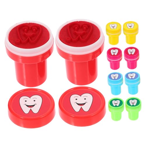 Beaupretty 10 Stück Teiliges Stempelset mit Lustigem Zahn-Motiv Selbstfärbend als Partygeschenk und Belohnung Fördert Zahnbewusstsein und Kreativität bei Kleinkindern und Schulkindern Beaupretty 10 Stück Teiliges Stempelset mit Lustigem Zahn-Motiv Selbstfärbend als Partygeschenk und Belohnung Fördert Zahnbewusstsein und Kreativität bei Kleinkindern und Schulkindern von Beaupretty