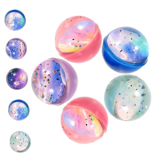 Beaupretty 10 Stück Teiliges Sternförmige Sprungbälle für Leicht Elastisch Robust als Stressabbau für Innen und Außen Bunte Hüpfbälle für Geburtstagsfeiern und Freizeitspaß Zufällige Farbe von Beaupretty