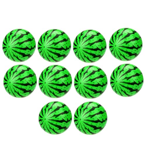 Beaupretty 10 Stück Wassermelonenförmiger Aufblasbarer Ball für Kinder Plastikkugel für Strand und Outdoor Spielzeug für Wasserspaß und Freizeit von Beaupretty